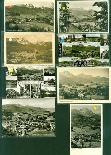 Siegsdorf Lot mit 13 AK, 1916-1968; gute Erhaltung, größtenteils gelaufen
