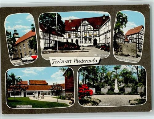 Niederaula Bürgerhaus, DKW, Kindergarten, Forsthaus