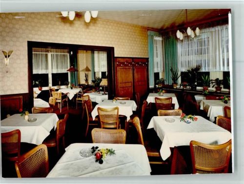 49565 W4550 Malgarten FOTO KEINE AK Hotel Hellmich Innenaufnahme Gastraum