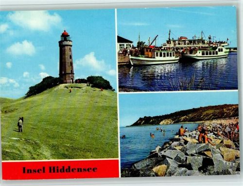 Insel Hiddensee Kloster Strand Leuchtturm Vitte Hafen