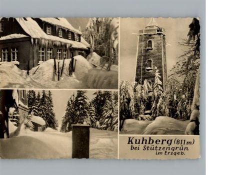 Stützengrün Kuhberg Winterkarte