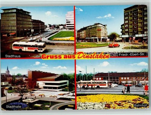 Dinslaken Stadthaus Friedrich-Ebert-Strasse Stadthalle Bahnhof