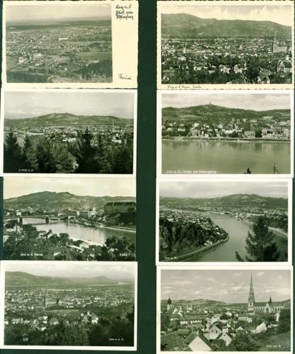 Linz Lot mit 15 AK, ca. 1940-1957; überwiegend gute Erhaltung, wenige gelaufen