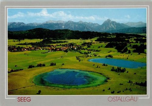 87637 W8959 Seeg - Kenzenhochgebirge Tegelberg Hoher Straußberg Säuling
