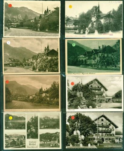 Kochel Schmied von Kochel Lot mit 12 AK, 1908-1940 wenige danach; gute Erhaltung, teils gelaufen