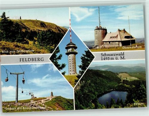 Feldberg Ferldbergturm Seebuck Bismarckdenkmal Feldsee Fernsehturm