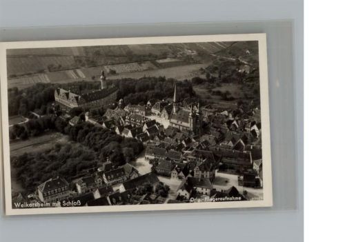 Weikersheim Weikersheim Fliegeraufnahme