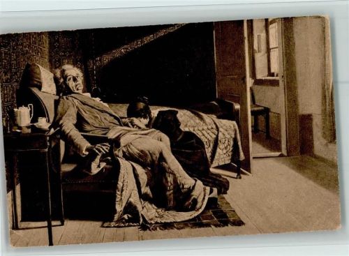 Weimar Mehr Licht nach dem Gemälde von Prof. Fritz Fleischer Original im Goethehaus
