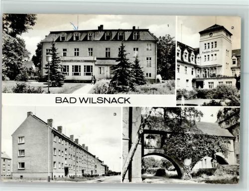 Bad Wilsnack Clara-Zetkin-Haus Rückansicht Puschkin-Kurhaus Karl-Liebknecht-Straße Kirchenbogen
