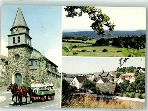 Waldbrunn Pferdekutsche Kirche