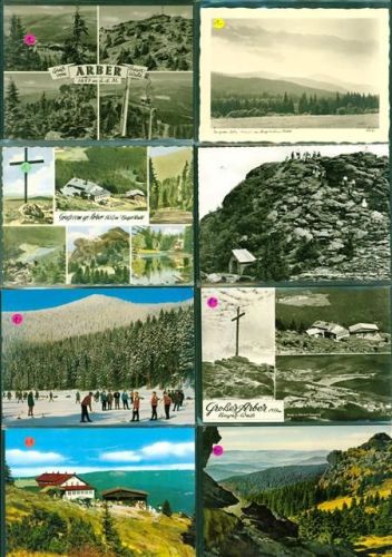 Grosser Arber Arber Lot mit 17 AK, ca. 1964-1981: gute Erhaltung, teils gelaufen