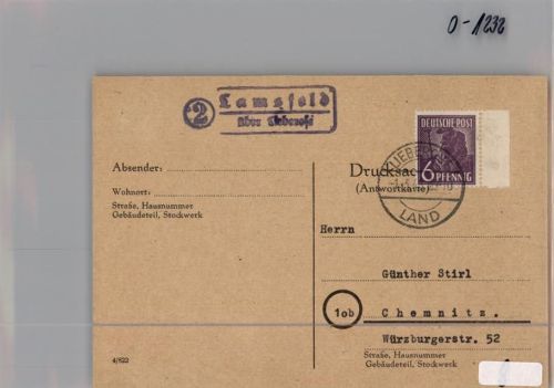 Lieberose Landpoststempel