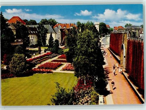 Bad Salzuflen Rosengarten mit Kurmittelhäusern