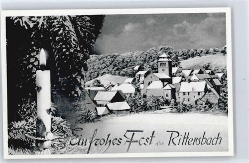 Rittersbach Winter-Karte