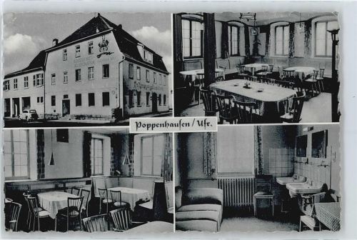 Poppenhausen Gaststätte Hotel Pfister