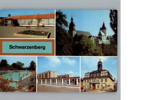 Schwarzenberg Gaststätte "Haus d. Einheit", Freibad