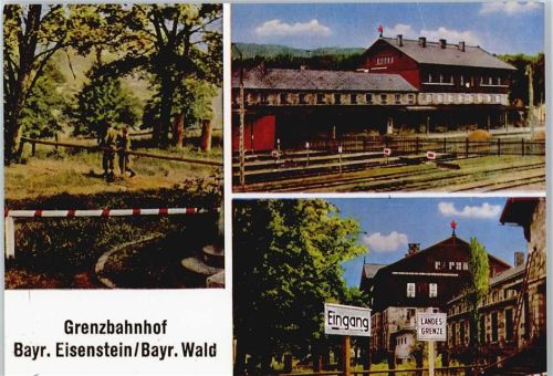 Bayerisch Eisenstein Bahnhof Grenze