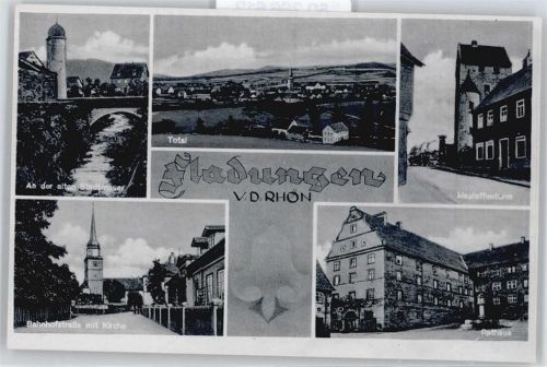 Fladungen Bahnhofstrasse , Rathaus