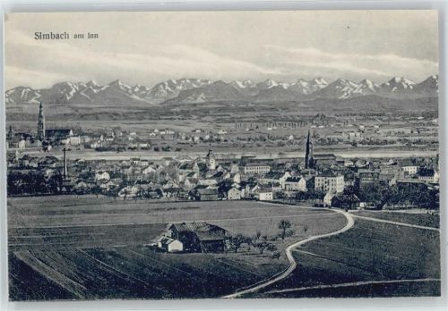 Simbach Feld Haus Kirche Berg