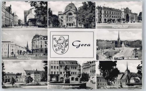 Gera Puschkinplatz , Bahnhof