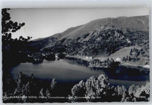Turracherhöhe See Berg Baum Haus Binnenschiff
