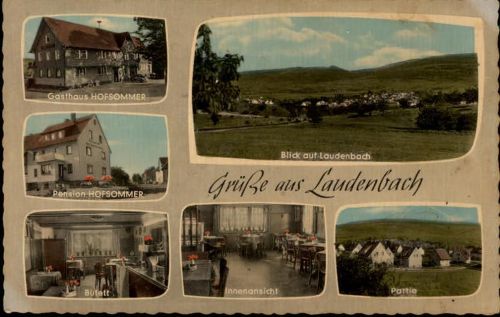 Laudenbach Pension Gasthaus Hofsommer