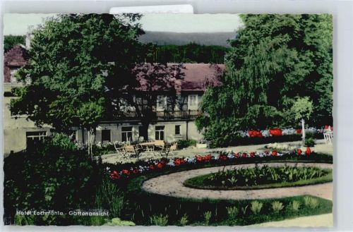 Köppern Hotel Pension zur historischen Lochmühle Blumen Baum
