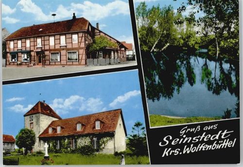 Seinstedt Haus Zaun Kirche See Baum