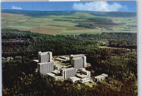 Bad Neustadt Fliegeraufnahme Krankenhaus Wald Feld