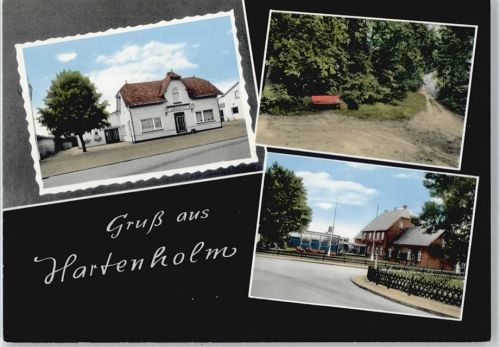 Hartenholm Haus Baum Bank Zaun