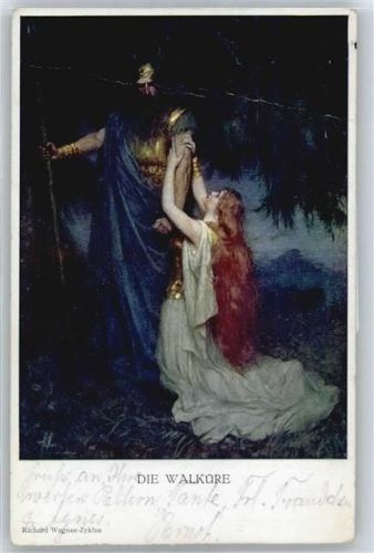 Die Walküre , Vienne No.861 , AK beschädigt siehe Scan