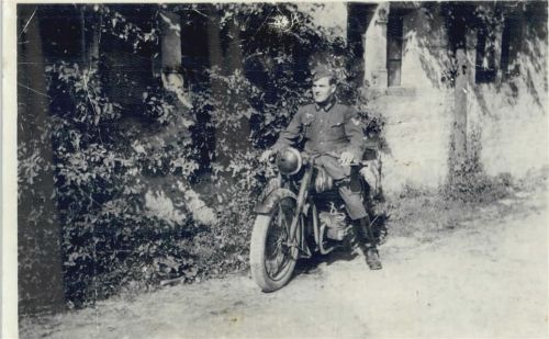 Wehrmacht Kradmelder , Foto