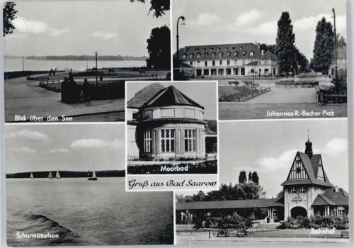 Bad Saarow Moorbad, Bahnhof, Johannes-R.-Becher-Platz, Scharmützelsee