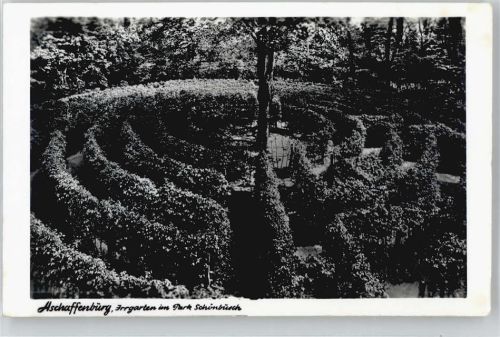Aschaffenburg Irrgarten, Park Schönbusch