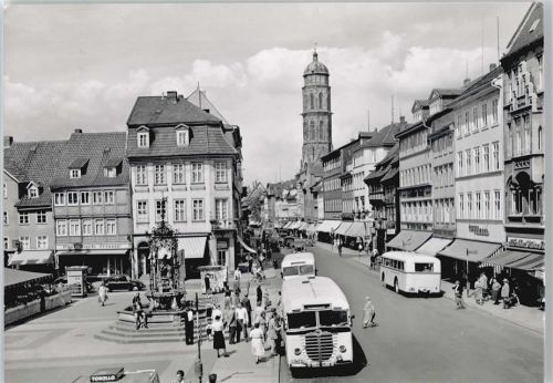 Göttingen gel. 26.1.55, Weemderstrasse, Gänselieselbrunnen