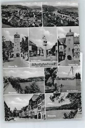 Waldshut Tor Fluss Brücke Kaiserstraße