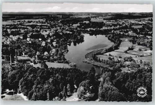 Preetz Luftaufnahme, See