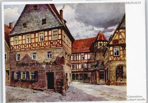 Kronach Geburtshaus Lukas Cranach, Gasthaus zum scharfen Eck
