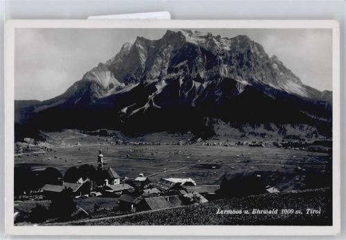 Lermoos Blick auf Zugspitze und Wetterstein-Massiv
