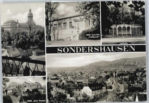 Sondershausen Schloss, HOG Zum Possen, Lohhalle, Tanzbar Treffpunkt