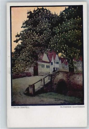 Strich-Chapell , blühende Kastanien AKU2