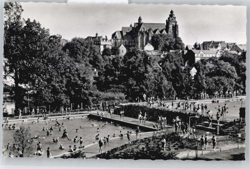 Wetzlar Städt. Schwimmbad, Domblick