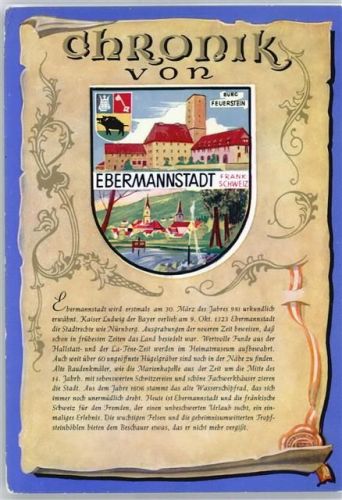 Ebermannstadt Chronik vin Ebermannstadt, Burg Feuerstein