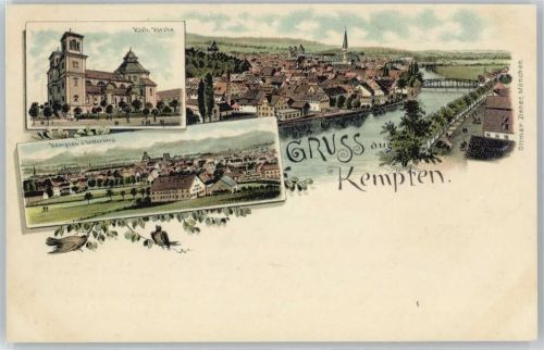 Kempten Kath. Kirche, Gesamtansicht
