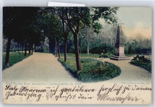 Bad Sulza Park, Denkmal