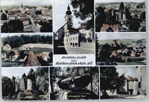 Heidenreichstein Wasserburg, Kirche, Hängender Stein, ...