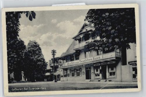 Bad Suderode Gasthaus Deutsches Haus
