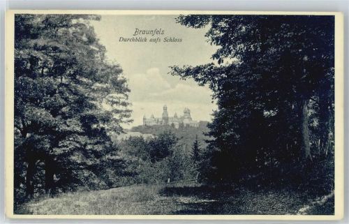Braunfels Blick aufs Schloss
