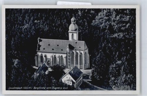Laudenbach Bergkirche , Fliegeraufnahme