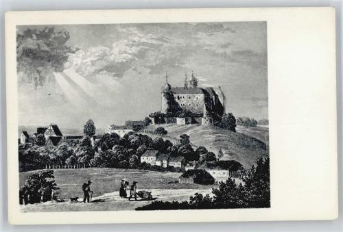 Oelsnitz Schloss Voigtsberg um 1800